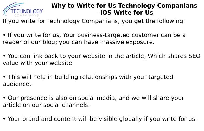 Why to Write for Us Technology Companians – iOS Write for Us