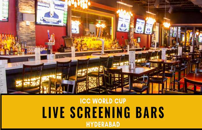 Live Screening Bars and Cafe in Hyd
