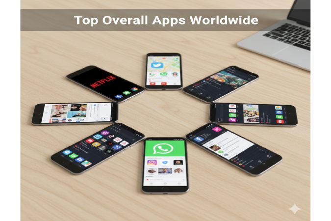 top overall apps worldwide